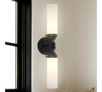 Lampade da Parete, Applsferica in Acciaio, Silhouette Moderna, Struttura in Acciaio, Dettaglio Sferico, Appliquer Bagno/Nero/Raddoppiare
