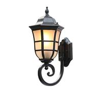 Lampade da parete Compatible with esterni europee, luci Compatible with patio da giardino V-intage, illuminazione esterna impermeabile Lampade in vetro con lampadina E27,lampada un aspetto elegante