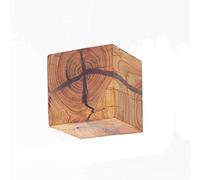 Lampade da parete crepe in legno, 5W Applique da Parete creativa Piccola luce notturna bianca calda, Lampada a Muro crepa in legno Lampada da comodino a LED Corridoio 8 * 8 * 8 cm