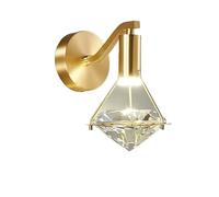 Lampade da Parete Di Lusso French Light in Rame e Cristallo, Applique a Led Creative per Creare Atmosfera, Personalità e Creatività, Illuminazida Parete per Sala da Pranzo, Camera da Letto, Ingresso,