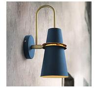 Lampade da Parete, Lampada da Parete Industriale Moderna Lampada da Parete per Interni Rustica Loft Applique da Parete E27 5W Bianco Caldo 3000K Creativo Macarons Apparecchio di Illuminazione Paralume