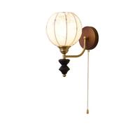 Lampade da Parete, Lampada da Parete sferica, Lampada da Parete con Lampada, Applique da Parete a Lanterna, Illuminazione E27, lampade da Parete retrò Cinesi per Soggiorno