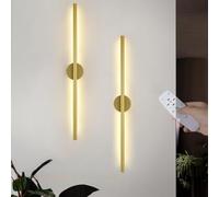 Lampade da Parete, Lampade da Parete Lampade a LED IP65 Lampada Sconce Nero Up Down Luce Notturna Terrazza Anteriore (Luce Bianca 6000K, 120 cm 76 W)