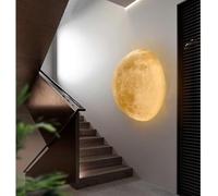 Lampade da Parete Lunari Moderne Applique A LED Illuminazione da Parete Lampada da Parete A Mezza Luna per Interni Plafoniera A Parete 3000/4000/6500 Lampada Lunare Regolabile da 15,75 Poll