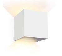 Lampade da parete moderna da 12W, STARRYOL IP65 Applique da parete applique regolabile con illuminazione regolabile con luce calda 3200k, utilizzata per esterni/interni