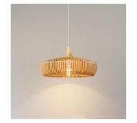 Lampade da Parete,Pada a Sospensiretrò in Legnor Ristorante,Padari a Led Dir Camera da Letto, Tavolo da Pranzo, Illuminaziper la Casa, Luci a Sospensione/Legna/55 Centimetri