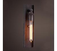 Lampade da Parete,Pada da Parete Retrò in Ferro Battuto, Stile Industriale, Testa in Metallo, Rustico, Studio, Bar, Ristorante, Decorazione, E27, Applda Parete