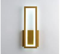 Lampade da parete per interni, Applique da parete a LED da 17W Lampada da parete moderna per interni per il ristorante della cucina del corridoio della camera da letto (bianco, Oro)