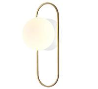 Lampade da Parete Semplici in Ferro Battuto per L'Europa Settentrionale, Applique Di Lusso a Led per Sala da Pranzo, Camera da Letto, Corridoio, Cucina, Ingresso, Studio, Nere./Oro