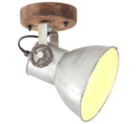 Lampade da Parete/Soffitto 2 pz Industriale Argento 20x25cm E27