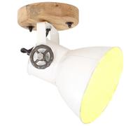 Lampade da Parete/Soffitto 2 pz Industriale Bianca 20x25 cm E27