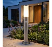 Lampade da Percorso Außenstehlampe LED Movimento 2x Presa Acciaio Inox H 60 CM
