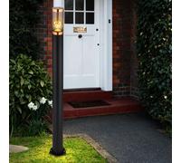 Lampade da Percorso Dissuasore Piantana Acciaio Rame Nero Affumicata E27 110cm [EEK: Non valutato]