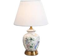 Lampade da scrivania, lampada da tavolo in ceramica liscia dipinta, lampada da lettura moderna Compatible with camera da letto, lampada da scrivania semplice e moderna ,Luce da soffitto