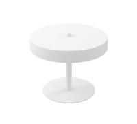 Lampade Da Scrivania Minimal Poseidone Acciaio Bianco 2 Luci G9 Ip20