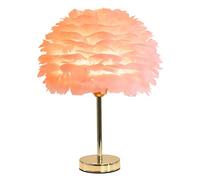 Lampade da Scrivania,Pada da Tavolo Moderna, Creativa e Romantica,R la Decorazidel Comodino Della Camera da Letto (Blanc)/Rosa/A