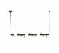 Lampade da Scrivania,Padario G9 Interamente in Rame, Compatibile con Ier Di Bar,Pade Lunghe,Padari Creativir Tavoli da Pranzo Semplicir Ristoranti/Nero e Rame/100 * 25 Cm,Padario/Nero e Rame/100*25 cm