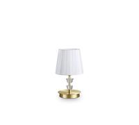 Lampade Da Scrivania - Ufficio Classica Pegaso Metallo Ottone 1 Luce E14 Small