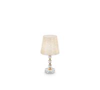 Lampade Da Scrivania - Ufficio Classico Queen Metallo Oro 1 Luce E27 Medium
