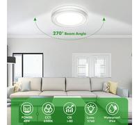 Lampade da soffitto Questa elegante plafoniera a LED con design in cristallo è disponibile in quattro varianti di potenza e dimensioni, aggiungendo un tocco moderno a qualsiasi ambiente. È adatta a so