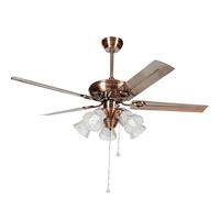 Lampade da Soffitto, Ventilatore da Soffitto Retrò,Pada da Soffitto a Led in Metallo,Pada da Soffitto con Controllo Tramite Cerniera,Pada da Soffittor Arredamento Della Casa/52 Pollici/A