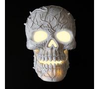 Lampade Da Strada Halloween Decorazione Lampada Teschio Resina Solare Impermeabile | Figure Luminose Outdoor Scheletro Per Esterno Cortile Prato Patio Patio Pavimento Recinzione Festa