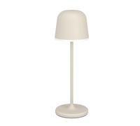 Lampade Da Tavolo Esterno Mannera Alluminio Marrone Policarbonato Bianco Led