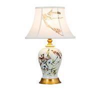 Lampade da Tavolo Lampada da Comodino per Camera da Letto Dipinta a Mano Lampada da scrivania in Ceramica di Porcellana Grande Lampada da Tavolo in Ceramica Orientale PE