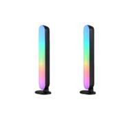 Lampade da tavolo led rgb Trio Lighting Gaming Game 2.5W nero 2pz - R55382102 [EEK: Conforme]