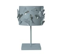 Arti & Mestieri Farfallosa - Lampada da Tavolo di Design 100% Made in Italy - in Ferro, 12 x 12 x 37,2 cm (Verde marino)