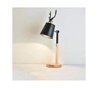 Lampade da Tavolo,Pada da Tavolo Creativa a Forma Di Uccelli e Corna,Pada da Comodino Moderna,Pada da Scrivania con Interruttore a Pulsante,Pada da Scrivania E27, Facile da Usare, Realizzata in Cina./