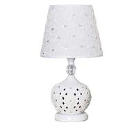 Lampade da Tavolo,Pada da Tavolo Creativa in Ceramica,Pada da Comodino Moderna,Pada da Comodino con Dimmer/Pulsante/Telecomando,Pada da Scrivania Artistica, Facile da Usare, Realizzata in Cina./Interr