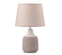 Lampade da Tavolo,Pada da Tavolo in Ceramica E14 con Paralume in Tessuto,Pada da Scrivania, Semplice e Moderna,Pada da Comodinor la Casa, Camera da Letto,Pada da Notte, Realizzata in Cina.