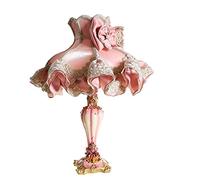 Lampade da Tavolo,Pada da Tavolo in Resina Europea Lussuosa in Pizzo,Pada da Comodino a Led,Pada da Scrivania Tradizionale,Pada da Scrivania Retrò, Facile da Usare, Realizzata in Cina./a/31 cm * 49 cm