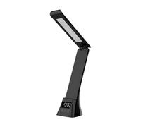 Lampade da tavolo ricaricabili, lampada da scrivania con caricabatterie wireless, lampada da tavolo per la cura degli occhi con ricarica wireless, lampada da tavolo a controllo touch, schermo LCD,