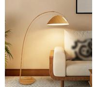 Lampade da terra ad arco per soggiorno Lampada da terra moderna creativa Lampada da terra regolabile ad angolo sopra il divano Luce da lettura ad arco 3 temperature di colore per ufficio Asilo nido