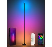 Lampade da Terra LED, Piantana Lampada da Terra Funziona con Bluetooth, Sincroni