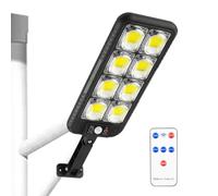Lampade da terra solare da esterno, lampade da terra a energia solare | Lampada solare da esterno migliorata | Luci di parcheggio dal tramonto all'alba con grandangolo, proiettore di sicurezza per