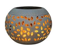 Lampade Del Giardino Decorativo - Lanterna In Stile Retrò, Effetto Illuminazione Morbida | Apparecchiatura Solare Esterna Resistente, Finitura Resistente Alle Intemperie, Energia Solare Di Lung