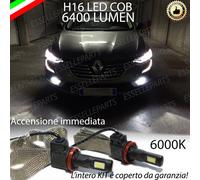 LAMPADE FENDINEBBIA H16 LED CANBUS RENAULT MEGANE MK4 IV 6000K 6400 LUMEN