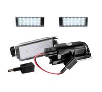 Lampade for Luce Targa a LED da 2 Pezzi, for Renault Twingo, for Espace 5 Kangoo Koleos Kadjar Trafic 3, for Clio Megane Twizy Wind Luci Targa(Connection Line)