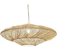 Lampade Gabbia Cavo Paralume Ciondolo Antico Fatti in Tessuto Mano Rattan Cesto Lampada da Cucina apparecchi, soffitto dell'illuminazione a Sospensione