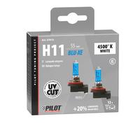 12V Lampada alogena Blu-Xe - H11 - 55W - PGJ19-2 - 2 pz - Scatola Plast.