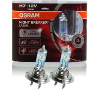 LAMPADE H7 OSRAM NIGHT BREAKER LASER +130%,12V-55W OMOLOGATE+40 METRI VISIBILITA