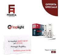 Lampade Lampadine Led Alogena H7 H18 Senza Adattatori Ford Fiesta Focus II III