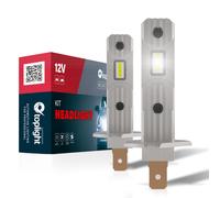 Lampade Lampadine LED H1 6500K Bianco 12V 7000LUX Faro Auto Plug&Play 1 Coppia