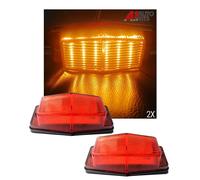 Lampade LED A Due Bruciatori / Indicatori Di Polo X2 Retro Camion Rimorchio