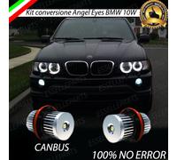 LAMPADE LED CREE ANGEL EYES LUCI DI POSIZIONE BMW X5 E53 2000-2006 6000K CANBUS