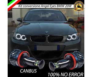 LAMPADE LED CREE H8 20W PER ANGEL EYES BMW SERIE 3 E91 RESTYLING CANBUS 6000K