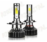 LAMPADE LED H4 H5 R2 4300K BIANCO LUNARE AUTO EPOCA FIAT 500 126 PANDA MINI 619